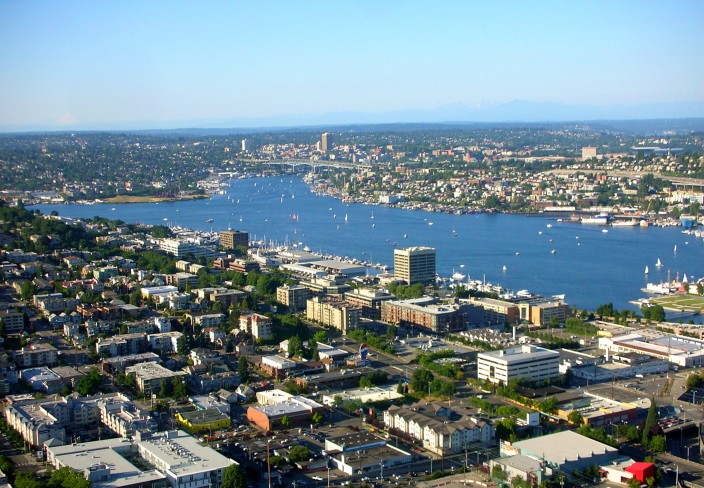 Lake Union - yes, the sun does shine occasionally